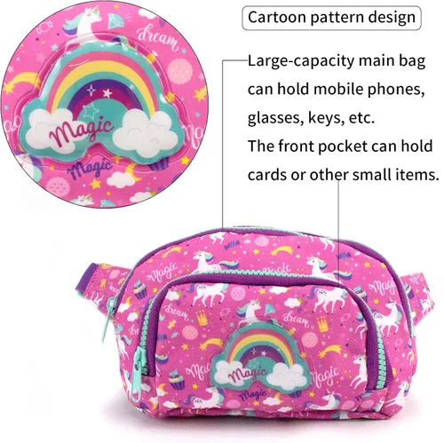Miniatura 4 de Riñonera para niños, bolso de viaje para niñas