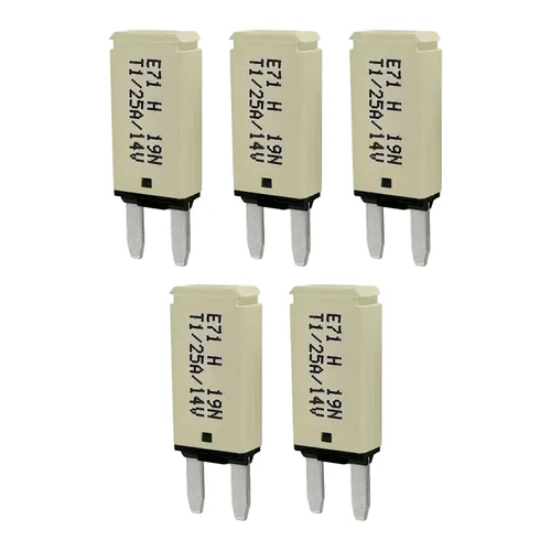 Miniatura 6 de Mini ATM Auto Reinicio 5 Amperios Disyuntor de Circuito Fusible para Protección de Batería de Audio Automotriz Marina RV Coche Camión (T1) Reinicio