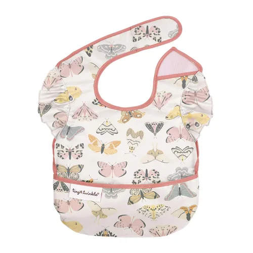 Miniatura 5 de Tiny Twinkle Baberos a Prueba de Derrames para Bebés para Comer Baberos Impermeables y Limpiables para Niños Pequeños con Bolsillo Universal