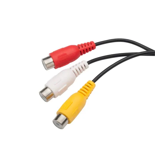 Miniatura 4 de ANRANK Cable de video compuesto de extensión de audio 3RCA macho a hembra de 10 pies