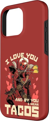 Miniatura 45 de Marvel Deadpool I Love You and by You I Mean Tacos - Carcasa para iPhone 17