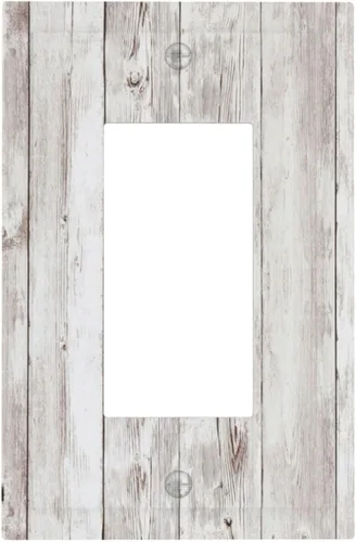 Miniatura 185 de Cubierta de Interruptor de Palanca Única de Asta de Venado de Madera de Estilo Rústico de Granja Placa Decorativa de Pared de 1 Banda Placa Frontal