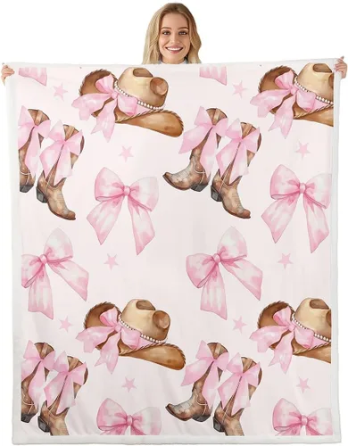 Miniatura 23 de Princess Flannel Blanket All Seasons,Rainbow Cloud Stars Butterfly Bed Blanket for Kawaii Home Decor,Dreamy Fairy Tale Castle Blanket for Kids Girls