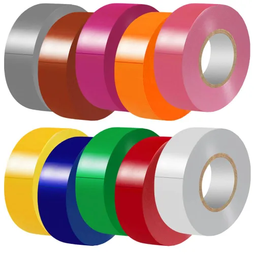 Miniatura 13 de LYLTECH Cinta eléctrica de colores 7 rollos de 3/4 pulgadas por 30 pies, impermeable, fuerte adhesivo, duradero, fácil de envolver, rosa, amarillo