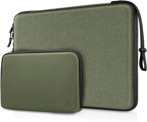 Miniatura 11 de FINPAC Funda rígida para laptop con funda para accesorios compatible con MacBook Neo (A18 Pro), MacBook M5/M4/M3/M2 de 13 pulgadas (2026-2022)