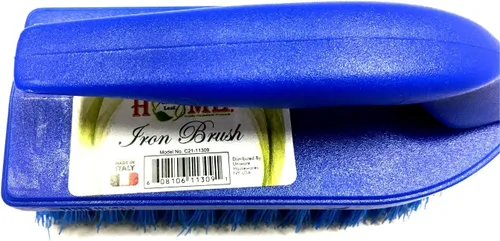 Miniatura 2 de Uniware Cepillo de fregado en forma de hierro para el hogar con mango de agarre cómodo, fabricado en Italia (azul)
