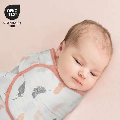 Miniatura 2 de Sacos de Dormir Orgánicos para Bebé, Paquete de 3 Arrullos para Recién Nacidos Artículos Esenciales para Bebés, Infantil 0-3 Meses, 100% Algodón