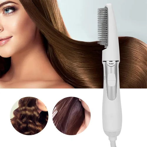 Miniatura 5 de FILFEEL Cepillo secador de pelo, eléctrico con cable, negro, secado rápido, multifuncional, reparación de cabello