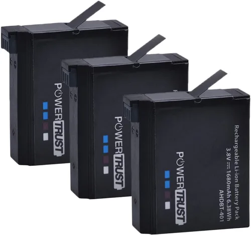 Miniatura 7 de 3 unids AHDBT-401 Batería para Gopro Hero 4 AHDBT401 AHBBP-401 AHDBT 401 Batería Digital y LED 3 Puertos USB Cargador para GoPro Hero4 HERO4 Cámara