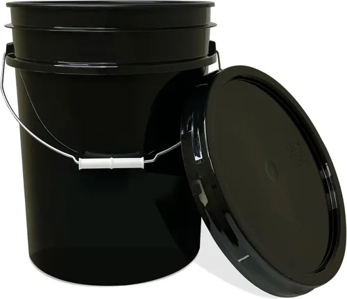 Miniatura 8 de ePackageSupply Balde de 5 galones con tapa hermética Fabricado en EE. UU. Grado alimenticio Plástico premium HDPE resistente Cubo multiuso