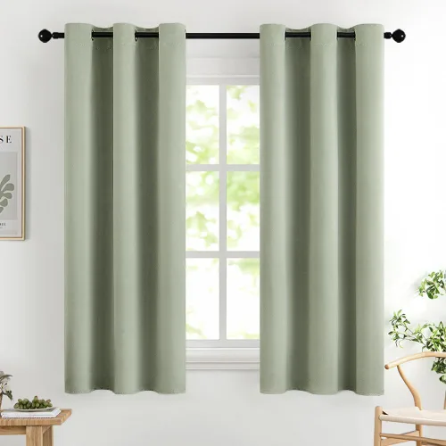 Miniatura 108 de MIULEE Cortinas opacas para dormitorio o sala de estar, juego de 2 paneles de cortina para ventana con aislamiento térmico y bloqueo de luz