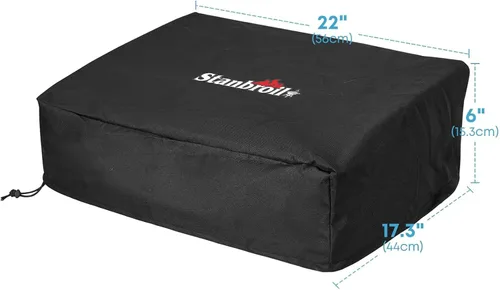 Miniatura 2 de Cubierta para parrilla Stanbroil Compatible con parrilla de mesa Blackstone de 22"/17" sin capucha, poliéster 600D, cubierta de parrilla de repuesto