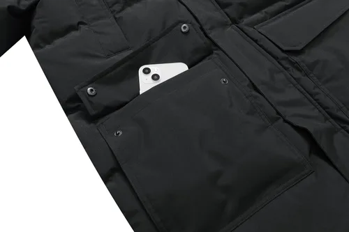 Miniatura 5 de MOERDENG Men's Winter Snow Coat Water-Resistant Down Parka Warm Puffer Jacket with Detachable Hood
