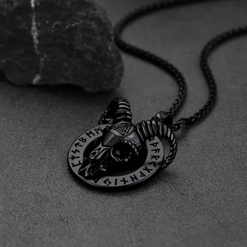 Miniatura 8 de FaithHeart Leviathan Satanic Brimstone Cross Necklace, Gold Plated Stainless Steel Satan Church Jewelry, Alchemical Symbol for Brimstone Pendant