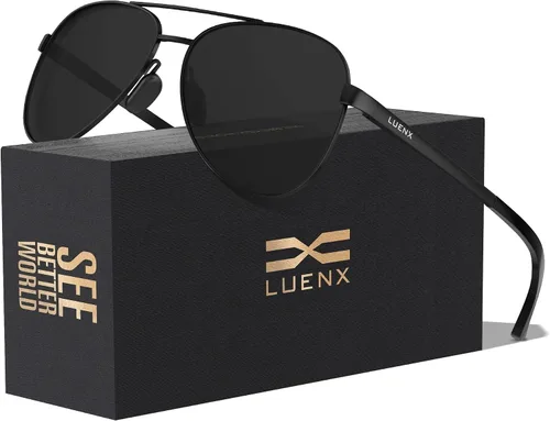 Miniatura 7 de LUENX - Lentes de sol polarizadas con protección UV 400 para hombre y mujer, incluye funda