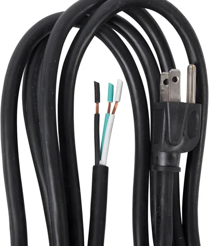 Miniatura 5 de Bergen Industries Inc PS915143 Cable de herramienta de alimentación y de electrodoméstico de 3 cables, 9 pies, 14 AWG, 15A/125V AC, 1875W