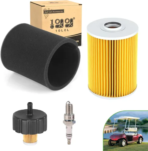 10L0L Kit de afinación para carrito de golf Yamaha G2 G8 G9 G11 de 4 ciclos a gas 1985-1994, reemplaza J10-14417-00 J38-14450-00, filtro de aire,