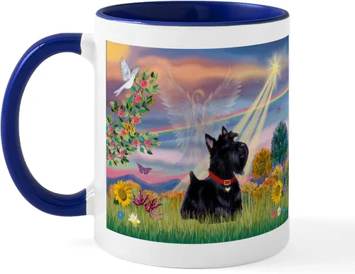 Miniatura 17 de CafePress Cloud Angel & Scotty Taza de café de cerámica (11 oz)