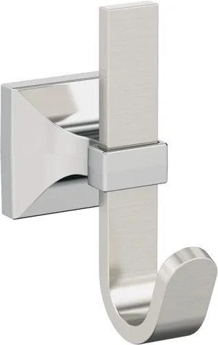 Miniatura 9 de Amerock HBX36686BBZG10 Burbank Gancho decorativo de pared de una sola punta Gancho de níquel satinado y champán dorado para abrigos, sombreros