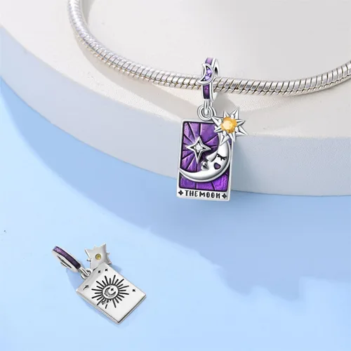 Miniatura 54 de KUNSIR Los abalorios se adaptan a pulseras Pandora para mujer, plata de ley 925, cuentas colgantes de joyería para niñas, dijes de feliz cumpleaños