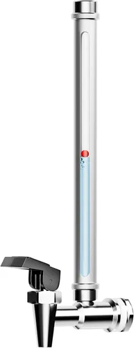 Purewell Espiga de vidrio de visión, espita de repuesto para sistema de filtro de agua Purewell Gravity, compatible con otros sistemas de filtro de