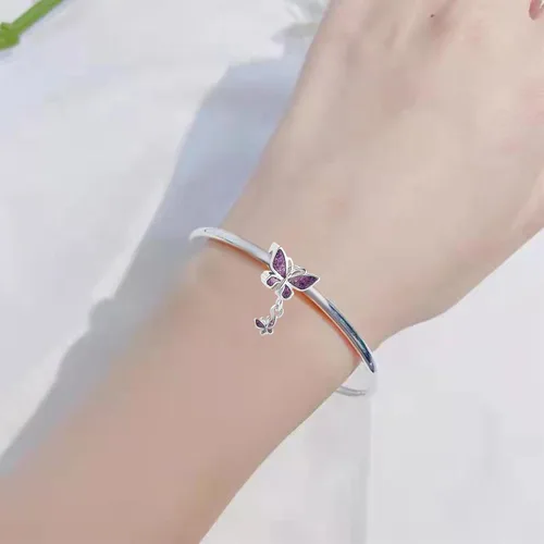 Miniatura 6 de Chili Jewelry Cuentas brillantes de mariposa compatibles con pulseras Pandora