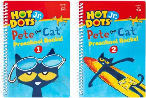 Miniatura 2 de Educational Insights Hot Dots Jr. Pete the Cat - Juego de rocas preescolares con bolígrafo interactivo incluido, más de 200 lecciones de múltiples
