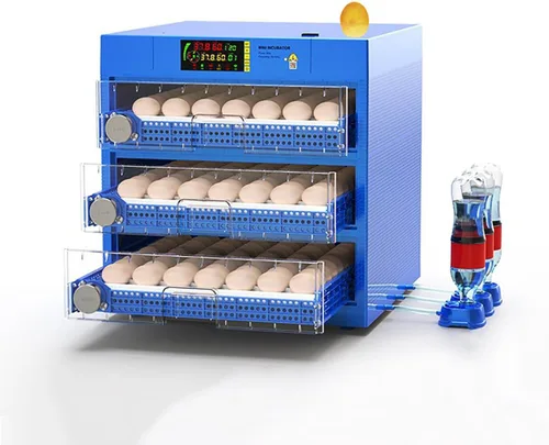 Incubadora Automática de Huevos, Incubadoras Grandes para Incubar Huevos con Giro Automático de Huevos y Control de Temperatura, Máquina Incubadora
