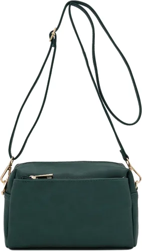 Miniatura 140 de FashionPuzzle Triple Zip Small Crossbody Bag