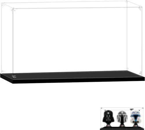 Miniatura 8 de Vitrina para dos cascos Lego, punto 43249, 12.99 x 7.08 x 9.44 pulgadas, puede contener dos cascos Lego.