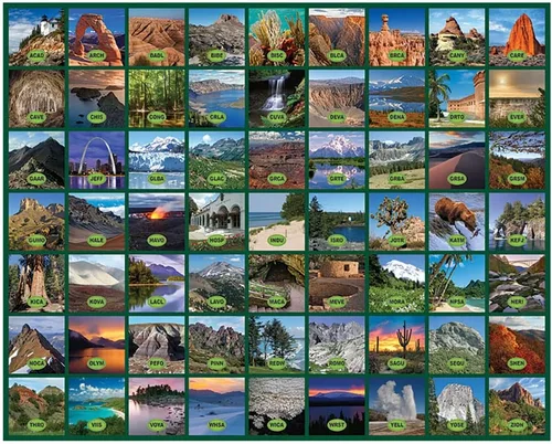 Miniatura 2 de Pigment & Hue - Rompecabezas de 1000 piezas para adultos (Parques Nacionales de Estados Unidos)