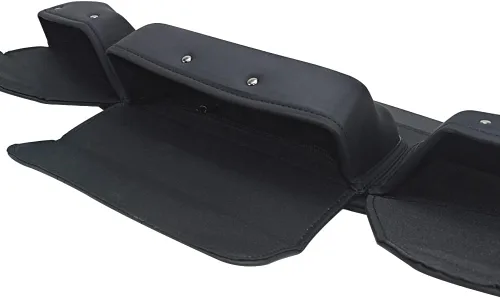 Miniatura 6 de Bolsas de almacenamiento para parabrisas, bolsa de carenado Batwing de tres bolsillos para Harley Touring 2014-UP, compatible con Electra Glide