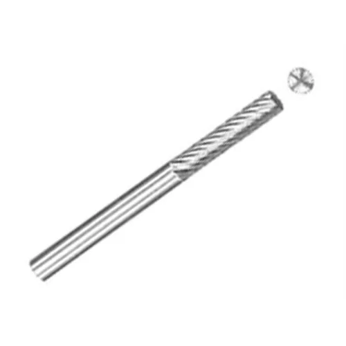 Miniatura 76 de Drill America SA-1 Rebaba de carburo/lima giratoria cilíndrica de doble corte para amoladora de troquel de 1/4" de diámetro x 5/8" de longitud