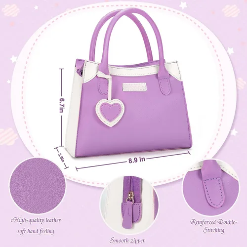 Miniatura 2 de Officygnet Juguetes para niñas de 3, 4, 5, 6, 7, 8 años – Juguetes de princesa para niñas pequeñas, bolso con accesorios, bolso de juguete
