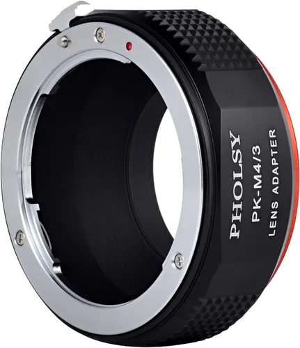 Miniatura 5 de PHOLSY Adaptador de montaje de lente PK a MFT compatible con lente de montaje Pentax K PK a Micro Cuatro Tercios (M4/3 Micro 4/3) Cuerpo de cámara