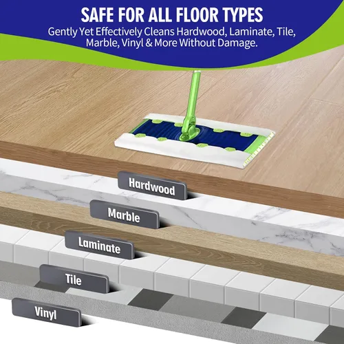 Miniatura 5 de 20 paños de limpieza húmedos XL resistentes compatibles con Swiffer Sweeper XL Mop, almohadillas húmedas desechables tamaño XL para limpieza