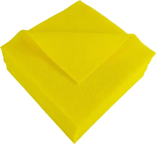 Miniatura 12 de Jtnohx Tela de fieltro suave, fieltro flexible para manualidades, hojas de fieltro de 0.055 in de grosor de 6 x 6 pulgadas para proyectos