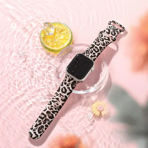 Miniatura 2 de Easuny - Compatible con correa de reloj de 38 mm, 40 mm, 41 mm, 42 mm, 44 mm, 45 mm y 49 mm para mujeres, correa deportiva de silicona suave