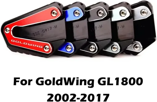 Miniatura 8 de MOWOK Para Goldwing GL1800 2002-2017 y 2018-2025 Goldwing GL1800 1800 Extensión de Soporte Lateral de Motocicleta con Reposapiés