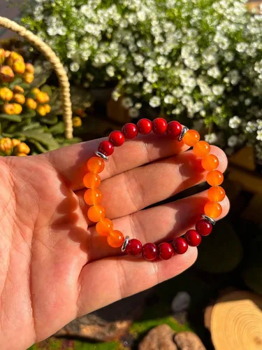 Miniatura 3 de Pulsera de riqueza Feng Shui, pulsera de prosperidad y buena suerte para mujeres y hombres, pulsera elástica con cuentas de 0.315 in, gradiente