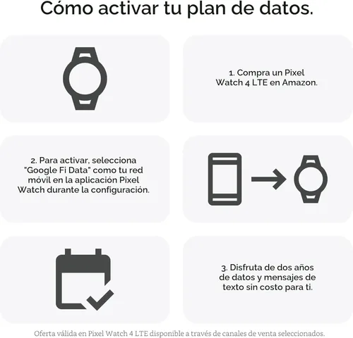 Miniatura 10 de Google Pixel Watch 4 (41mm) - Reloj inteligente Android - Monitor de frecuencia cardíaca y seguimiento del sueño - Batería de 30 horas - Seguimiento