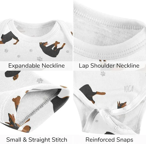 Miniatura 4 de vvfelixl Conjunto de pantalones de bebé, ropa de bebé de manga corta para niños y niñas de 0 a 24 meses
