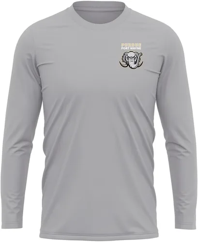 Miniatura 187 de Camisa deportiva de manga larga oficial de la NCAA Collegiate para hombre, con logotipo en el pecho izquierdo, colección Athletic Heather