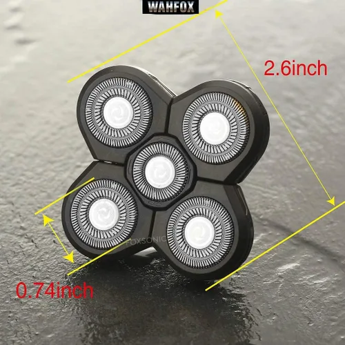 Miniatura 5 de Cabezales universales de repuesto para afeitadora de 5 cuchillas para las principales marcas de afeitadora, cuchillas de repuesto para afeitadora 5D