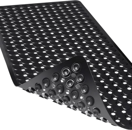 Alfombrilla antideslizante para bañera y ducha, alfombrilla de baño de agarre potente, 35 x 16.3 pulgadas, con ventosas y orificios de drenaje para