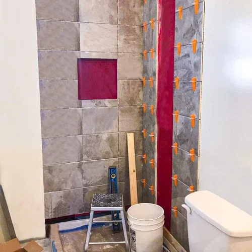 Miniatura 2 de Juego de 4000 espaciadores de nivelación de azulejos de tamaño mediano, sistema de nivelación de azulejos a prueba de óxido para instalación
