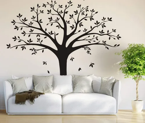 Tamaño grande árbol de familia Marcos de Fotos pegatina de pared vinilo calcomanía decorativo para pared para la decoración del hogar (220 x 250