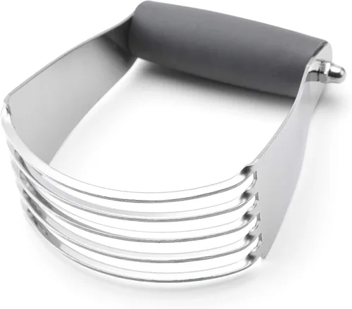 Miniatura 16 de Spring Chef Mezclador de Masa de Tamaño Mediano para Hornear, Herramienta Cortadora de Masa de Acero Inoxidable, Herramienta Manual de Cortador