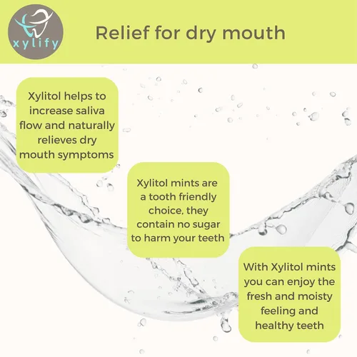Miniatura 4 de Mentas de xilitol para el cuidado oral - Sabor manzana, con xilitol y eritritol, caramelo sin azúcar, mentas dentales Happy Teeth de Finlandia, 5 oz