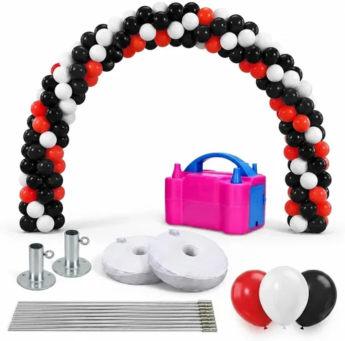 Miniatura 20 de PMU Graduation & Prom DYI Balloon Garland Arch Kit – Reusable Expandable Arch Frame with 2 Bases for Parties, Weddings & Events